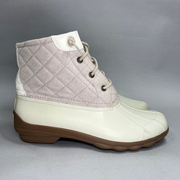 Sperry Women's Size 10 Syren Gulf Wool Quilt Rubber Boots - Picture 1 of 13